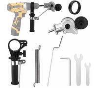 Grignoteuse de Tôle, Plaque de Perceuse Électrique, Cisailles de Perceuse Électrique, Electric Drill Shears, Coupeur de tôle Attachement, Découpe Précise Accessoire pour Perceuse à Grignoter