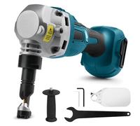 Grignoteuse Électrique de tôle Compatible Avec Batterie Makita 18V, 800W Grignoteuse De Métal Sans Fil moteur Sans Balais, 2200 TR/Min Max, Tête de Coupe orientable 360°, Outil de Découpe du Métal