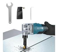 Grignoteuse en métal sans fil compatible avec batterie Makita 18 V, 3 vitesses réglables 1900 SPM, coupe-tôles, moteur sans balais 950 W, ciseaux à grignoter pour couper l'acier inoxydable et