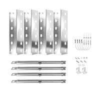 GriHero Lot de 4 brûleurs universels de rechange pour barbecue à gaz Enders Chicago 3, Enders Boston Pro 3k/6 Kr Turbo, Enders Boston Pro 3k/6 Kr Turbo, Enders Boston Pro 3k