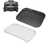 GriHero Plaque de cuisson et grille pour barbecue XSKGRDPLT Ninja Woodfire OG700 Outdoor Series, poêle à griller antiadhésive et grille en acier inoxydable pour Ninja Woodfire OG701 OG751
