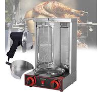 Gril à broiler vertical au propane pour la cuisine - Idéal pour la cuisson du poulet turc et des brochettes