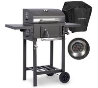 Gril à charbon - Berdsen - BD-892 - Grille en fonte 42x31,5 cm - Thermomètre intégré - Housse imperméable incluse
