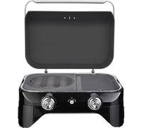 Barbecue gaz Plancha de table Attitude 2100 LX 2 brûleurs 5kW Barbecue gaz de camping Thermomètre - Campingaz