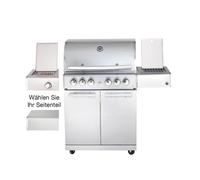 Gril À Gaz En Acier Inoxydable MODULAR-TOP-LINE-ALL'GRILL' CHEF "L" - 4 Brûleurs