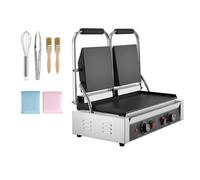 Gril à panini électrique - DUOKU - YS-813-EU - 3600 W - 48,5x23 cm - Réglage 50-300°C