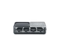 Gril à Raclette - Black Line Lite avec Pierre Naturelle et Surface de Cuisson
