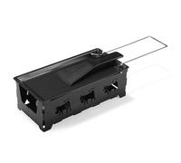 Gril à raclette, fondeur à fromage anti-adhésif avec spatule en plastique, fondu à fromage à raclette avec poignée pliable, plateau de cuisson portable pour machine à griller de cuisine