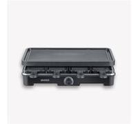 Severin Appareil à raclette RG 9670 – 8 personnes, 1 400 W, noir