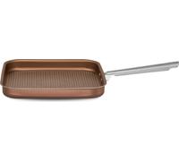 Gril à steak 28x28cm avec 1 poignée en acier inoxydable Revêtement Biotank Copper Effect