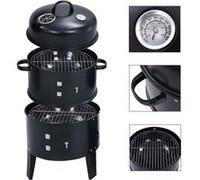 vidaxl Gril barbecue au charbon 3 en 1 40x80 cm