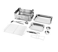 Gril barbecue,Gril à charbon de bois,Gril à charbon de bois,Gril barbecue extérieur,Grille à poisson grillé,Poêle à poisson grillé en acier inoxydable
