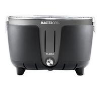 Gril Barbecue Mastergrill Gris 4007FL, gril à charbon de bois, ventilation réglable, faible émission de fumée