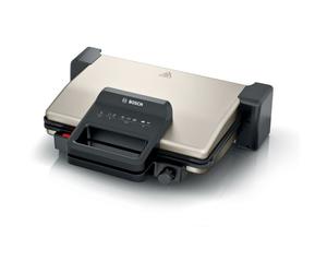 Gril Bosch TCG3302 - Double face - 2000 W - Compatible lave-vaisselle - Silver