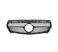 Gril Calandre Avant Voiture Pour Benz Pour Classe CLA Pour W117 Pour C117 Pour X117 2013-2019 Grille Pare-chocs Style Diamants Noirs Chromés Noir Brillant(Diamonds-Black)