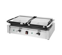 Gril de Contact Double Bistro Plaques Rainurées - Buffalo