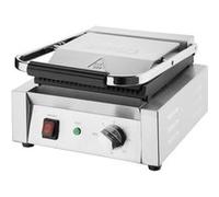 Gril de Contact Simple Bistro Plaque Rainurée 1,5 kW Buffalo Métallisé G
