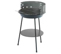 Gril de jardin barbecue rond en charbon en acier inoxydable résistant