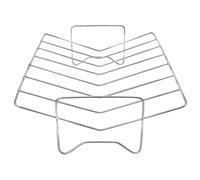 Gril De Rôtisserie Support Anti-Dérapant en V Stable | Grille De Rôtisserie Pour Four Pour Four Cuisson Grillade Viande BBQ Fête Extérieur Maison Vacances Cuisine