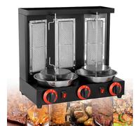 Gril de rôtissoire vertical commercial pour kebab avec brûleur au propane - Grill Doner de comptoir pour une cuisson efficace
