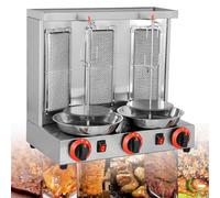 Gril de rôtissoire vertical commercial pour kebab avec brûleur au propane - Grill Doner de comptoir pour une cuisson efficace