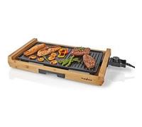 Gril de table - 6 personnes - 4 réglages de chaleur Nedis fcbg100fbk43 noir G