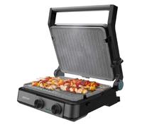 Gril électrique - Cecotec - Rock’nGrill 2200 Dual - 2200W - Ouverture 180° - Revêtement antiadhésif
