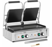 Gril électrique double contact lisse 48 x 23 cm 3600 W