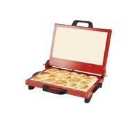 Gril électrique G3 Ferrari Tigella Mia - Surface 836 cm² - Rouge/noir