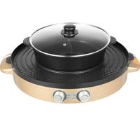 Gril électrique Hot Pot, puissance 2200W, revêtement antiadhésif, Comme indiqué