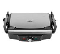 Gril électrique - LUND - 67458 - 1600 W - Argent - Anti-adhésif