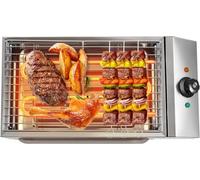Gril Électrique Pour Barbecue, 1800 W, Sans Fumée, Utilisable En Intérieur Et En Extérieur, Avec Une Température Réglable De 50 À 150 °c, Une Surface Antiadhésive Et Un Bac Récupérateur De
