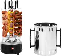 Gril électrique vertical avec 5* brochettes Gril de table Gril rotatif