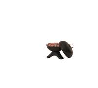 Gril FADEDA avec couvercle et lumière LED vacillante en 3,5V, LxlxH en mm : 35x35x40. Pour les crèches, les miniatures, les loisirs et le modélisme, les accessoires de maisons de poupées et les trains
