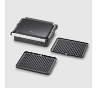 Gril SEVERIN - KG2398 - Surface cuisson 30x22cm - Plaques amovibles - Revetement céramique - 1800W