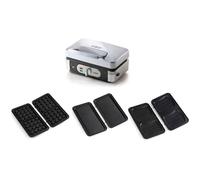 Grill 3 en 1 Croque/Gaufre,1000 w, Domo DO 9136 C, Thermostat réglables pour cuisson,Témoin lumineux