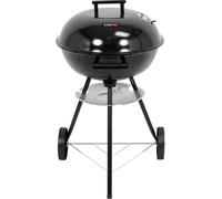 Grill à charbon de bois 41 cm, barbecue boule avec couvercle, barbecue de camping