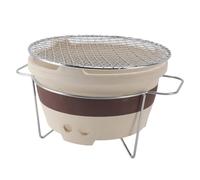 Grill à Charbon de Bois Portable D'extérieur, Poêle à Fusée de Camping, Poêle Chauffant, Poêle à Bois de Camping en Plein Air, Mini Barbecue Portable, Poêle à thé en Argile pour