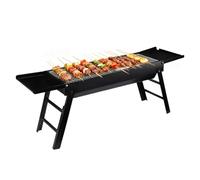 Grill À Charbon Portable - Poêle Amovible Pliable, Barbecue Compact Pour La Cuisine En Plein Air, Pieds Pliables, Résistant À La Chaleur, Facile À Nettoyer | Idéal Pour Le Camping, Le Pique-nique, Le
