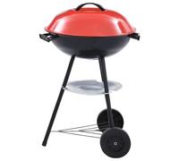 Grill à charbon portable XXL avec roues de 44 cm