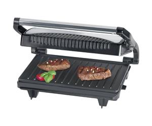 Grill à contact Clatronic MG 3519 noir, acier inoxydable