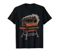 Grill À Granulés Schéma du Anatomie Fumoir Coupe BBQ T-Shirt