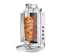 Grill à kebab électrique professionnel 7200W 4 zones de chauffe - Cuisson 60kg
