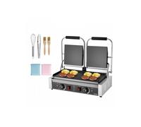 Grill à panini professionnel , appareil à panini électrique 3600 W, double presse à sandwich en acier inoxydable