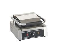 Grill à panini professionnel - COMBISTEEL - Modèle Rainuré - 320x410x190 mm - 1,8 kW - 214x214 dm2