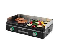 Grill barbecue/plancha électrique - MEDION MD12027 - 2400W - 2 plaques amovibles compatibles lave-vaisselle
