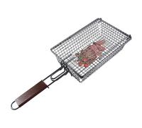 Grill Basket | Non-Stick Grill Baskets for Outdoor | Folding Handle Grilling Baskets for Meat, Steak, Vegetables, Roast Chicken, Fish, Grills Accessories