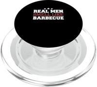 Grill BBQ Real Men Sent Le Barbecue PopSockets PopGrip pour MagSafe