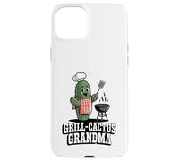 Grill Cactus Grandma Funny BBQ Nana Cooking Coque pour iPhone 15 Plus