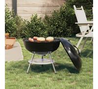 Grill charbon 36,5 x 36,5 x 40 cm Acier allié et acier chromé vidaXL